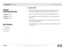 Load image into Gallery viewer, 2024 Panini Illusions Football 4 Box 1/4 CASE Break #3 - Breaks on 3/17/25